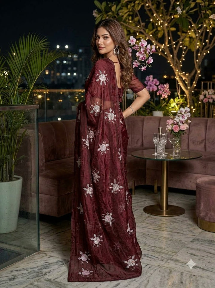 Eyes on Me Fancy Silk Saree