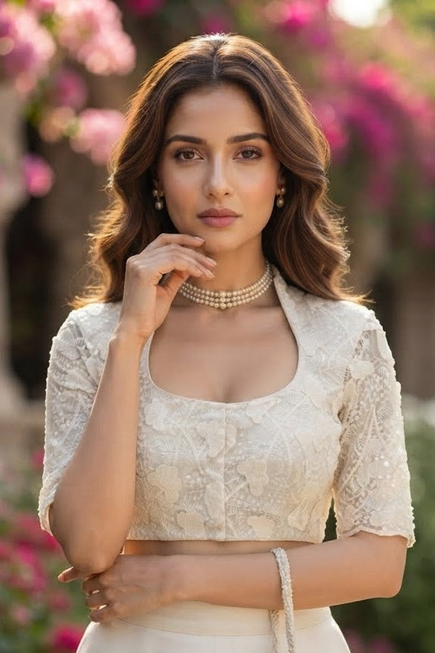 Celestia Style Crochet  Blouse