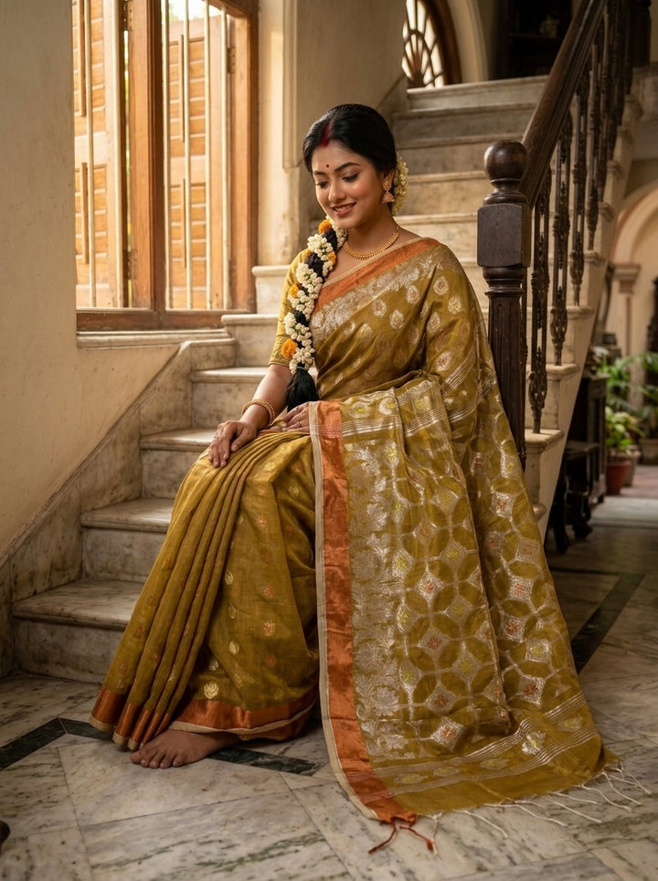 Rajeshwari Banarasi Khadi Saree