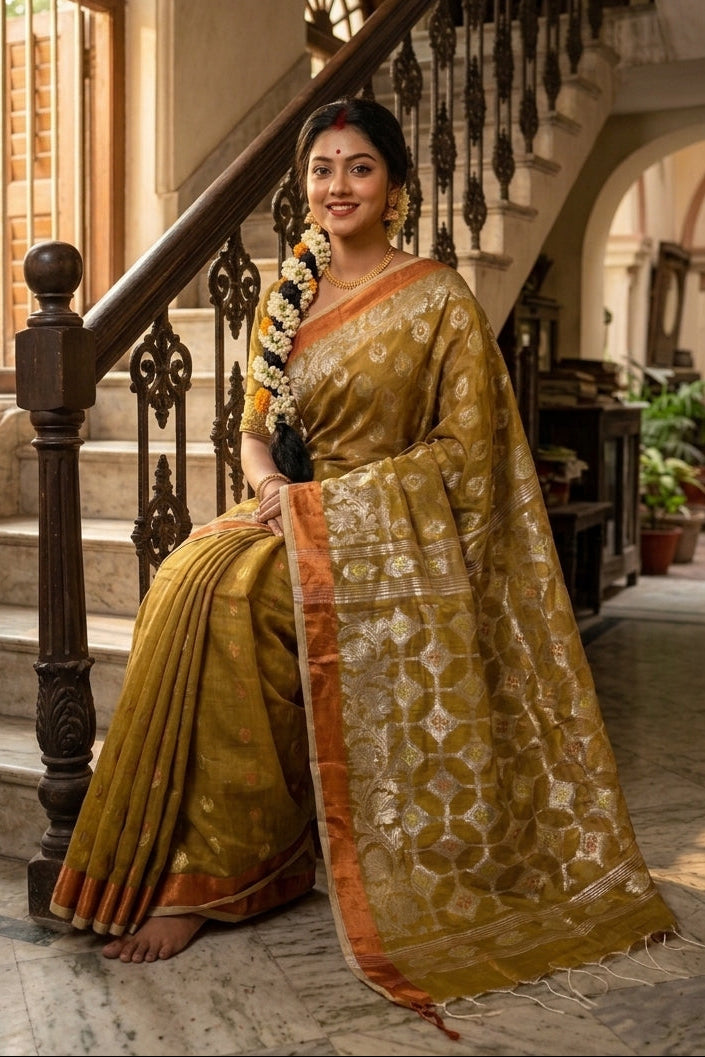 Rajeshwari Banarasi Khadi Saree