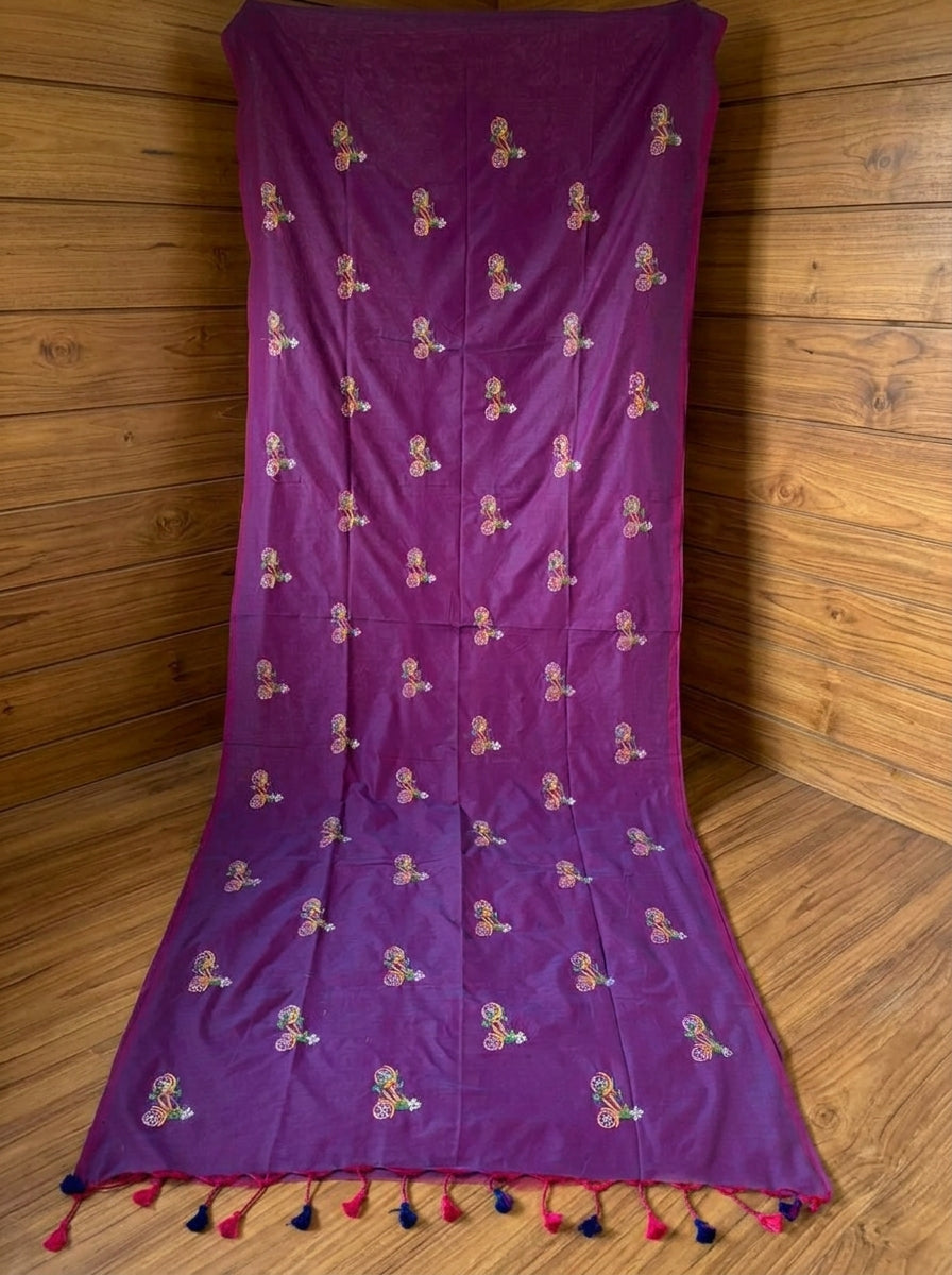Spring Ride- Khadi Cotton Saree