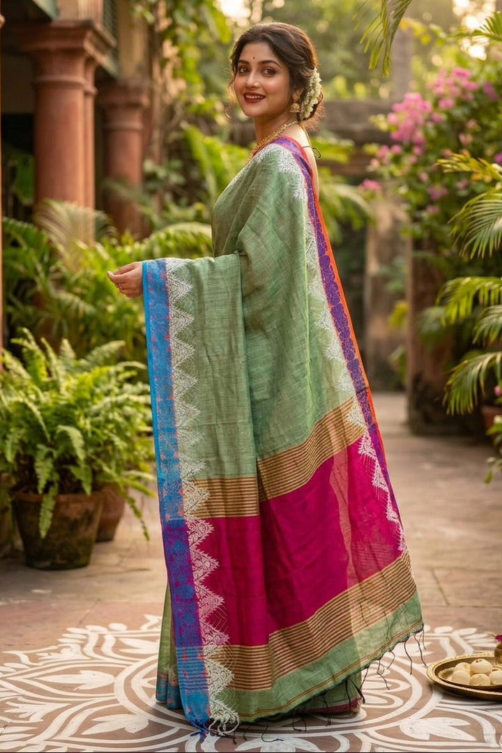 Mrinalika Khadi Cotton Saree