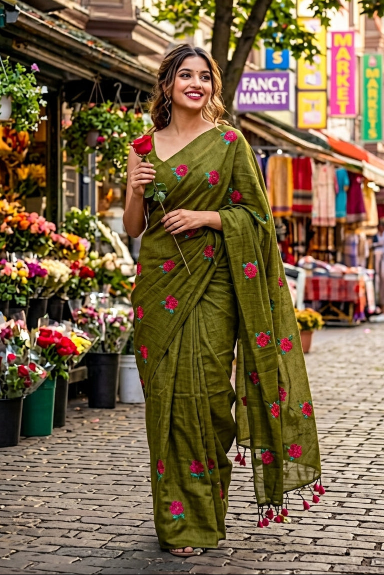 Premer Porosh Mul Cotton Saree