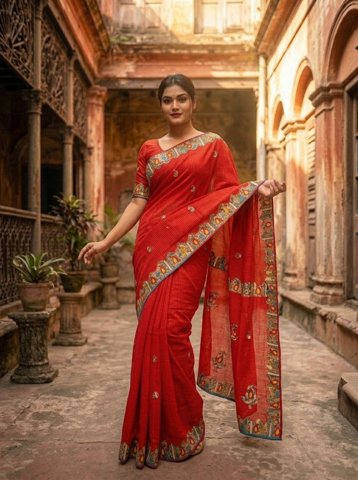 Canvas of Heritage Kota Saree