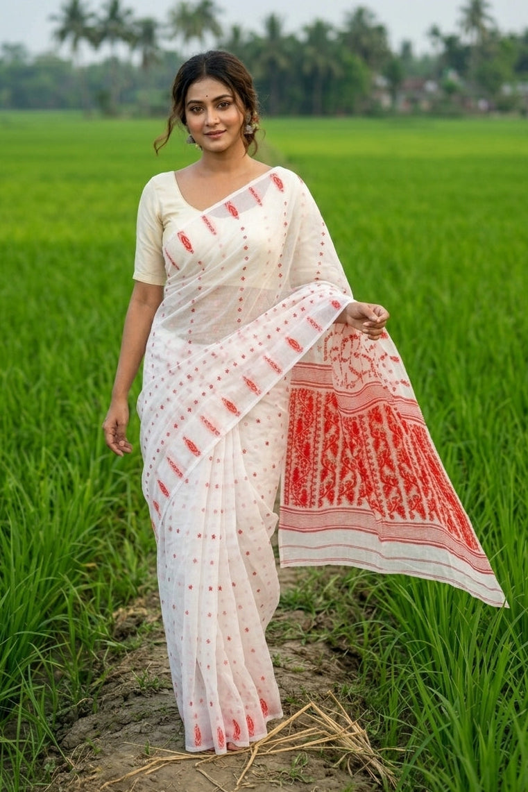 Sahojei Sundor- Jamdani Saree