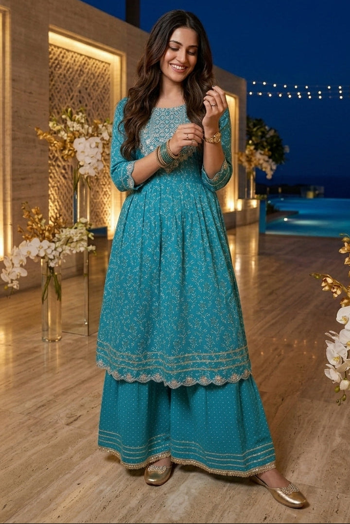 Yours-Sharara Set