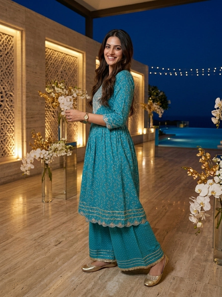 Yours-Sharara Set