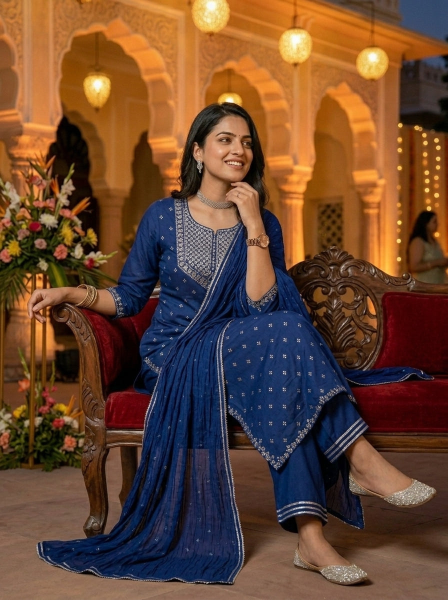 In A World Of Trends -Naira Cut Kurti Set