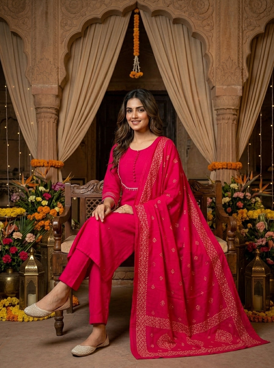 Capture Everyone's Attention- Designer Suit Set
