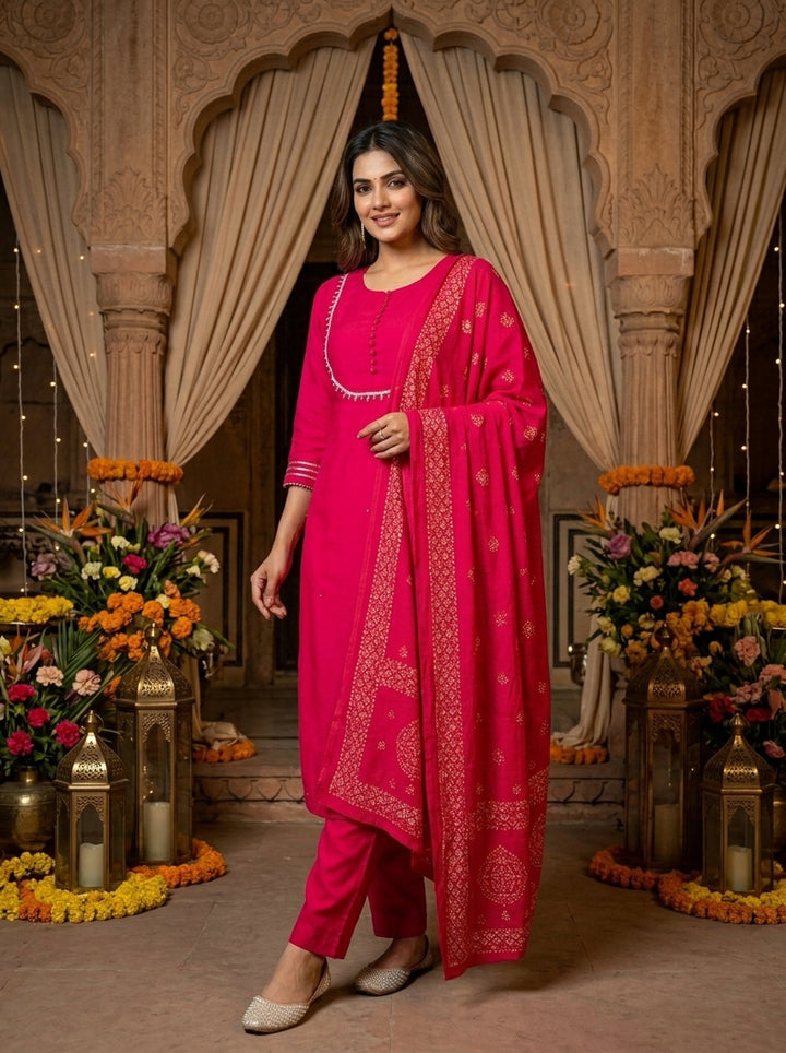 Capture Everyone's Attention- Designer Suit Set