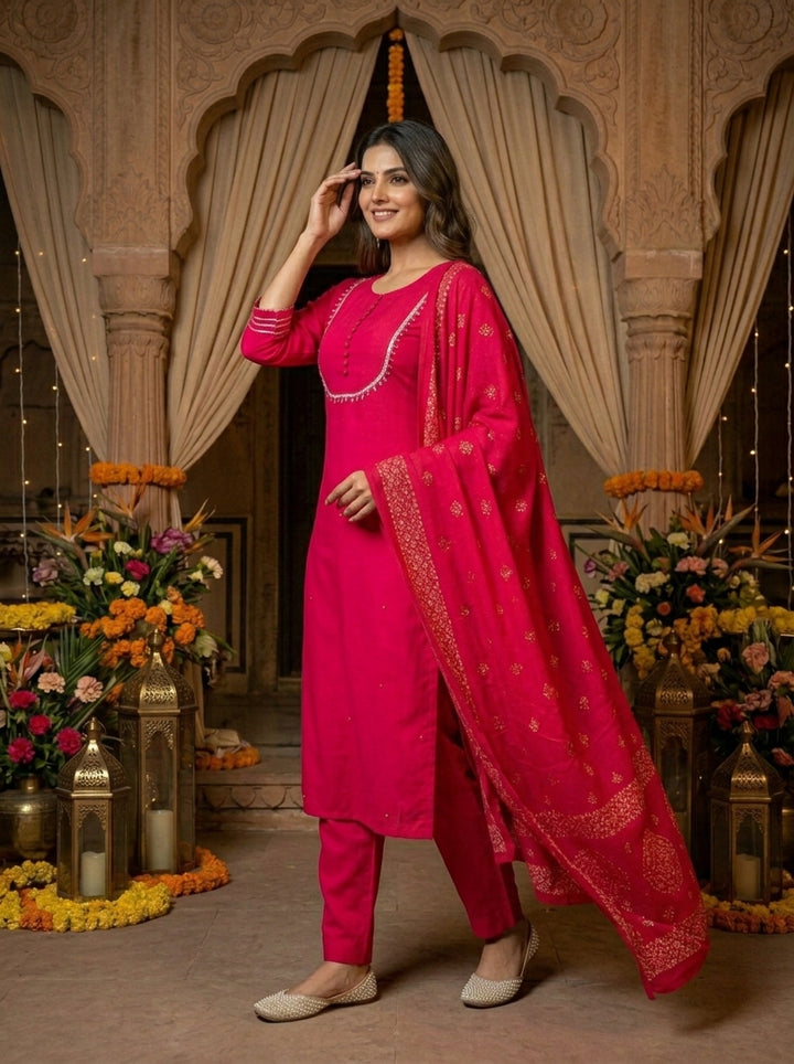 Capture Everyone's Attention- Designer Suit Set