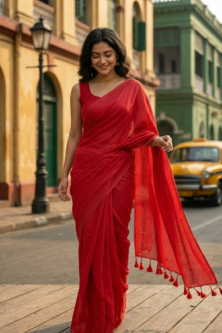 Rangamati - Bengal Khadi Cotton Saree