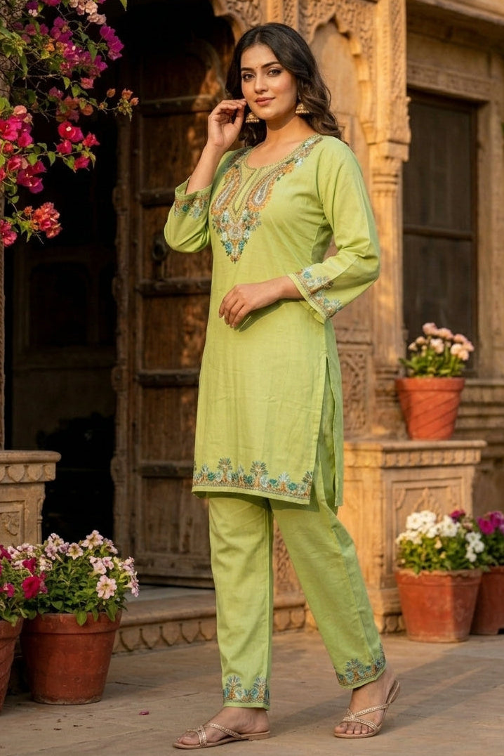 Heaven Like Kashmir - Special Kurti With Pant