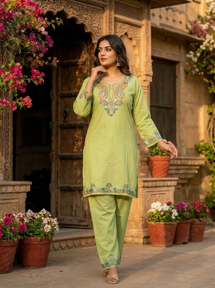 Heaven Like Kashmir - Special Kurti With Pant