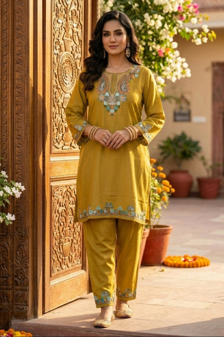 Heaven Like Kashmir - Special Kurti With Pant