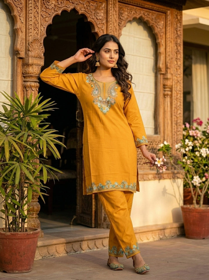 Heaven Like Kashmir - Special Kurti With Pant