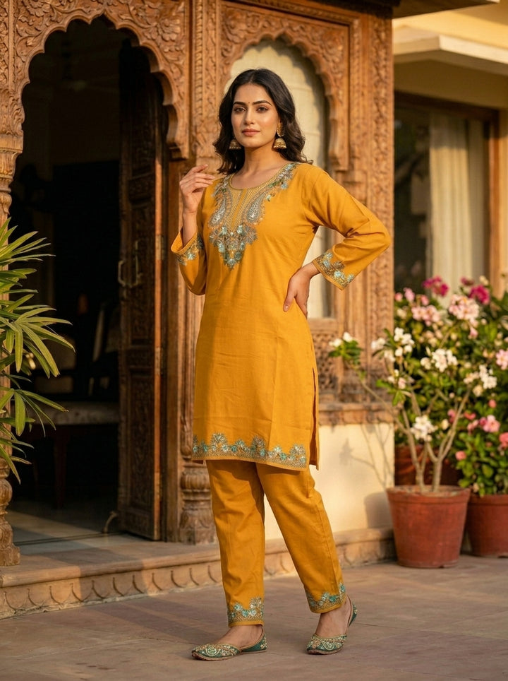 Heaven Like Kashmir - Special Kurti With Pant