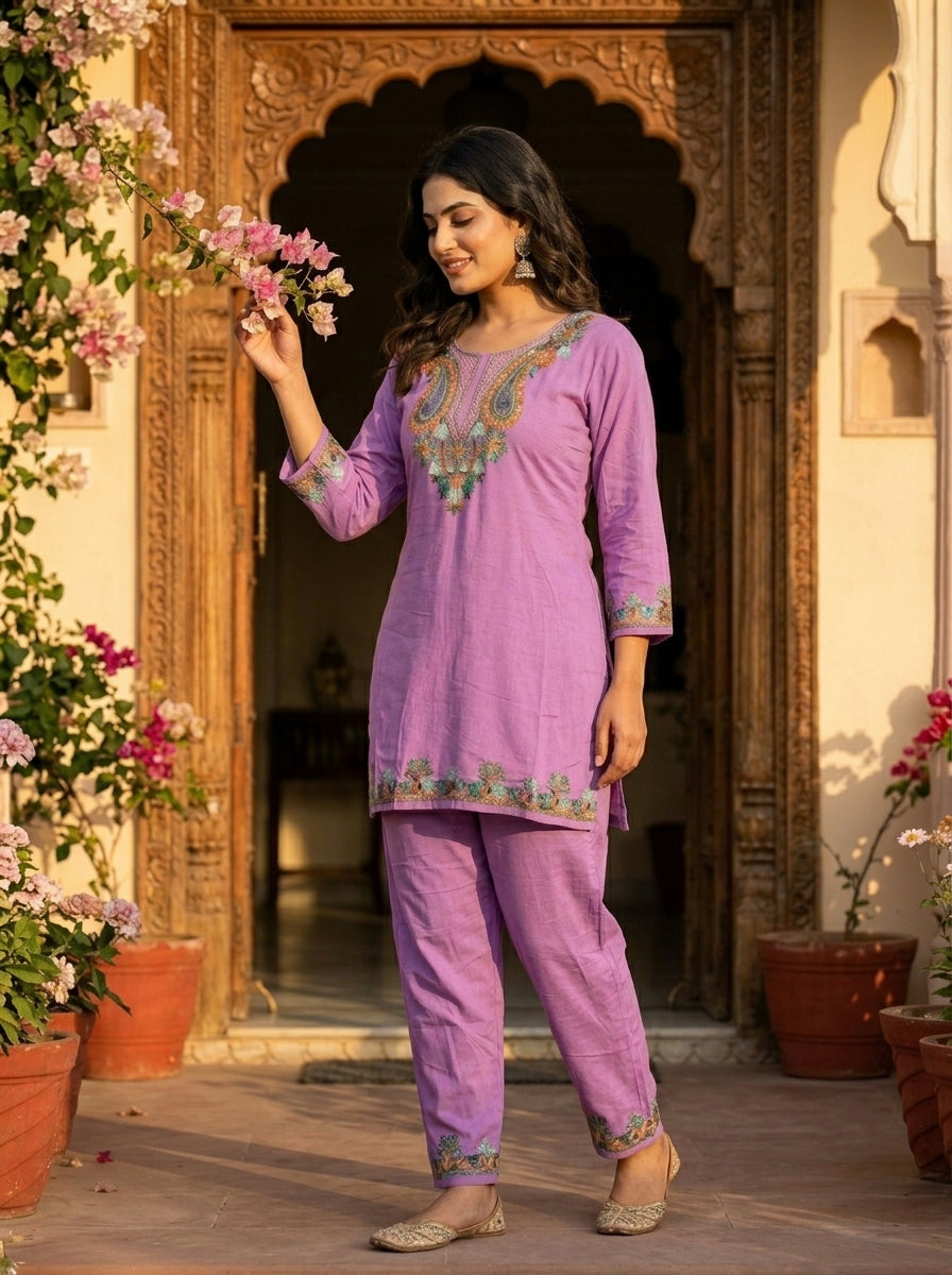 Heaven Like Kashmir - Special Kurti With Pant