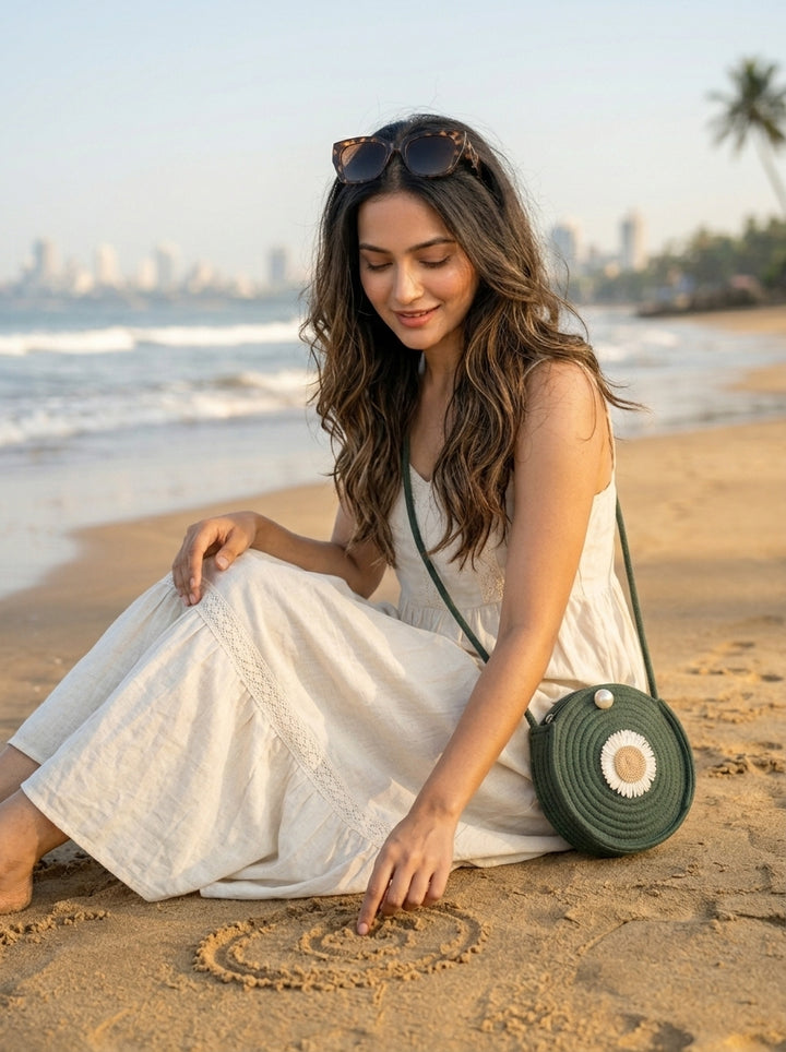 Round Sling Bag