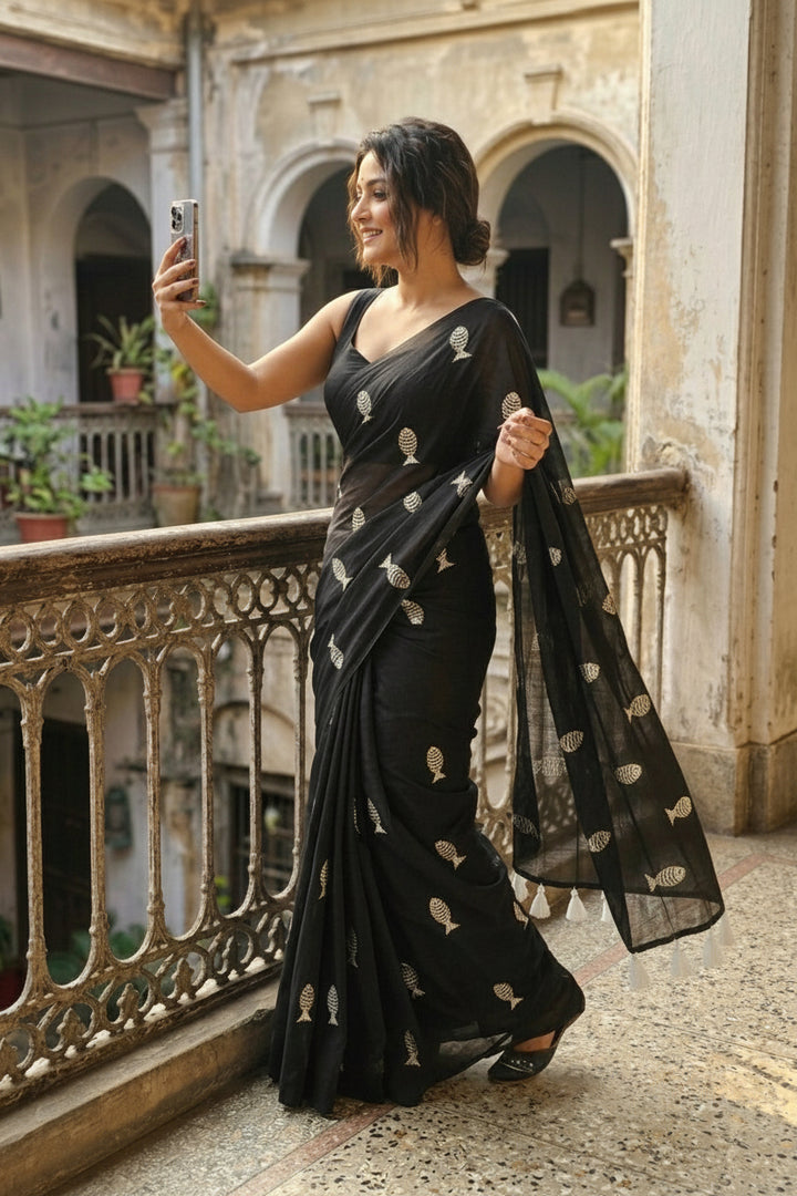 Sagarika Mul Cotton Saree