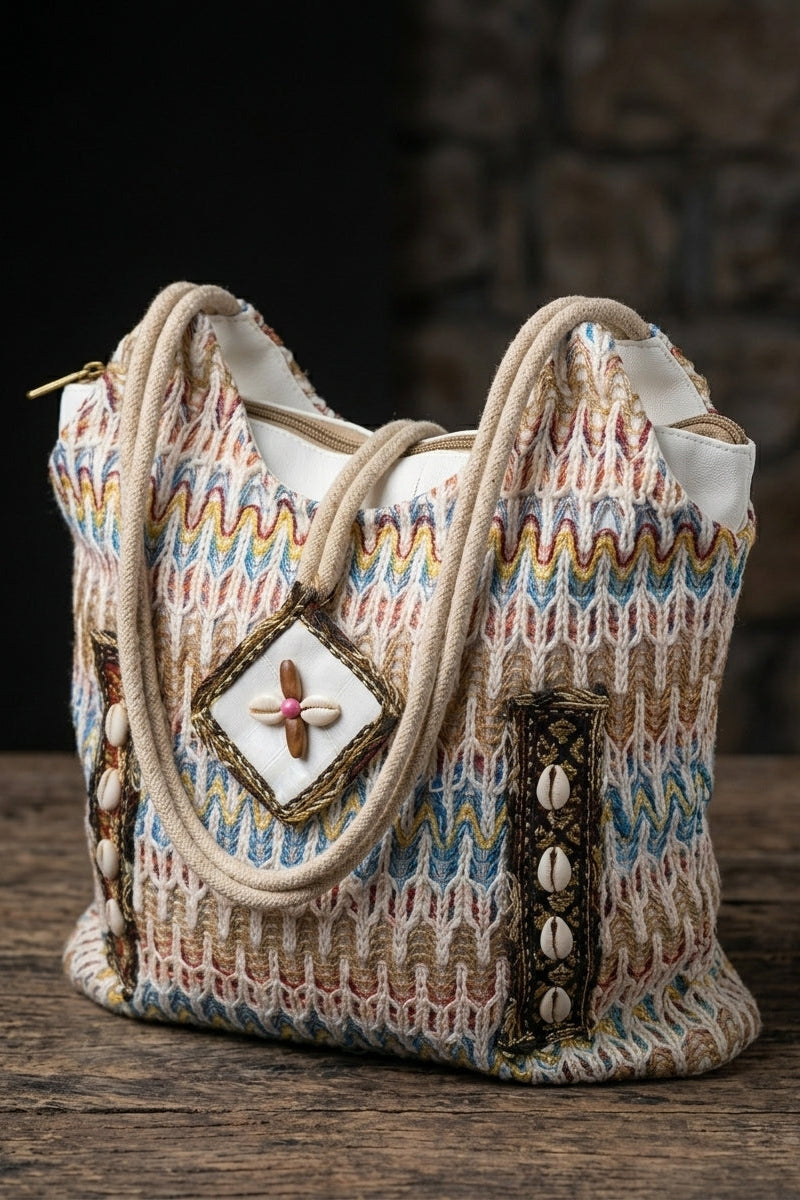 Ocean Kissed- Boho Tote Bag