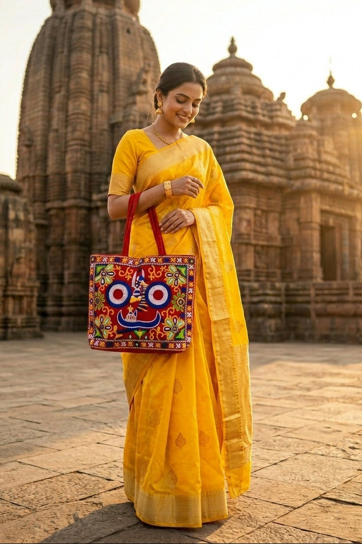 Rath Katha- Embroidered Tote Bag