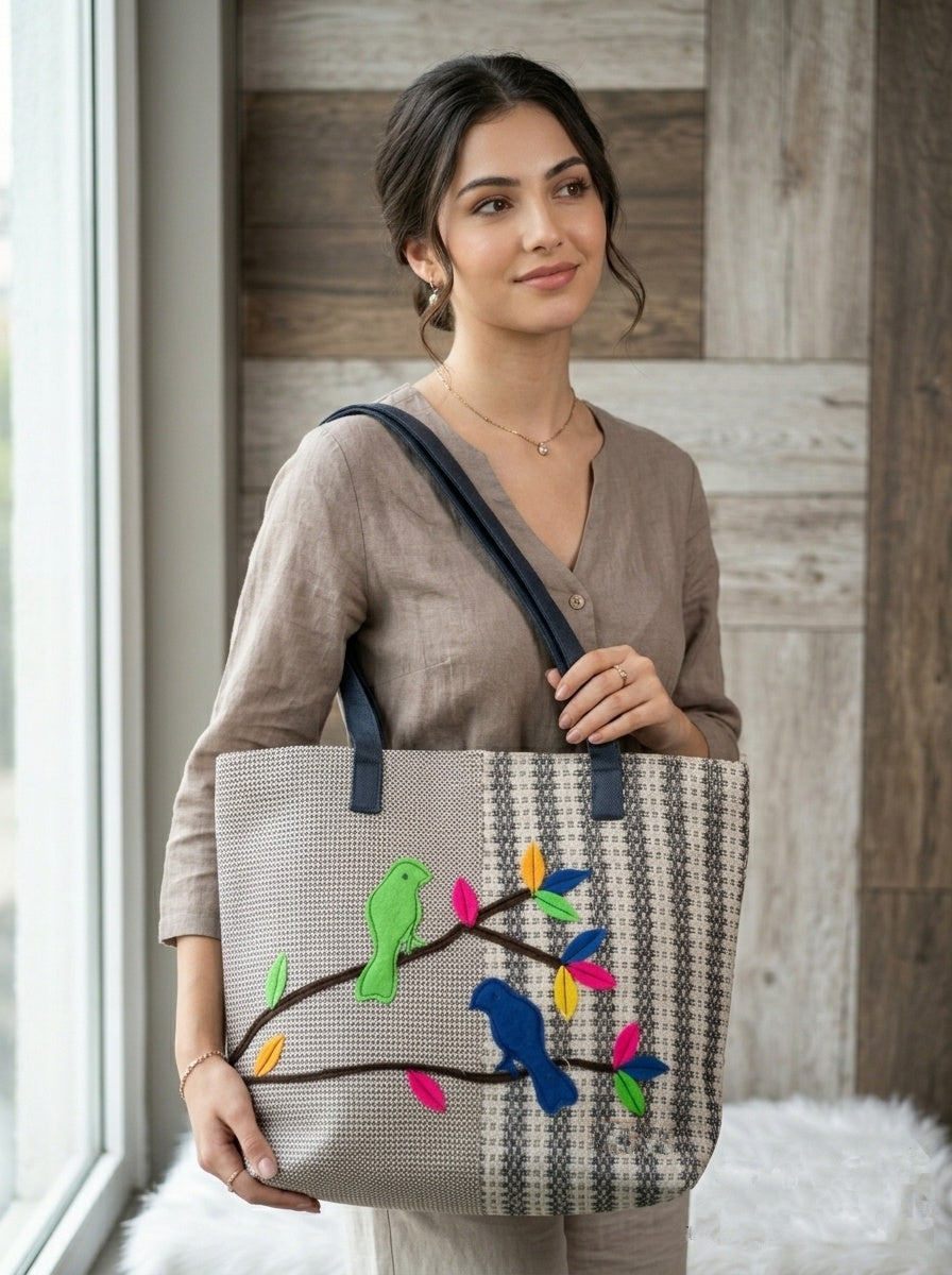Carry Confidence- Dual Tone Tote Bag