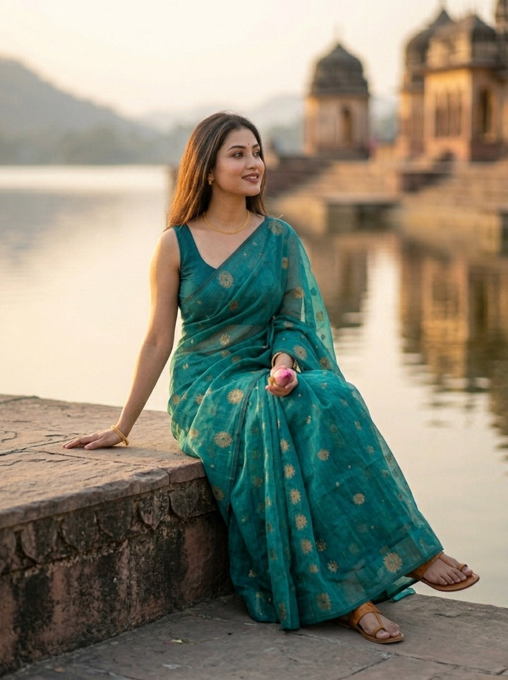 Kanaklata  Jamdani  Saree