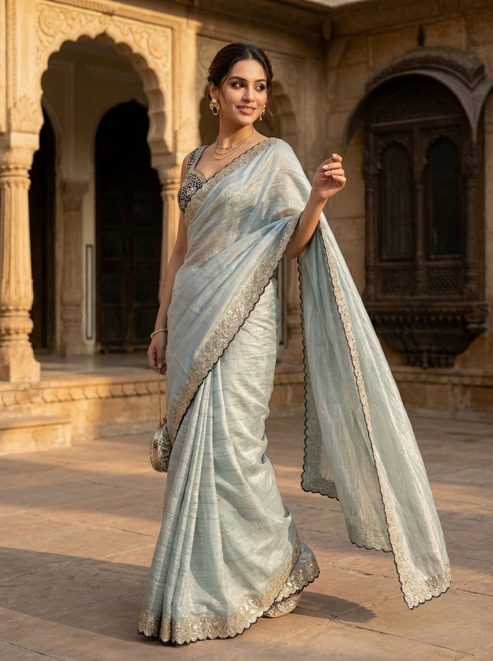 Nature Symphony Chiffon Saree