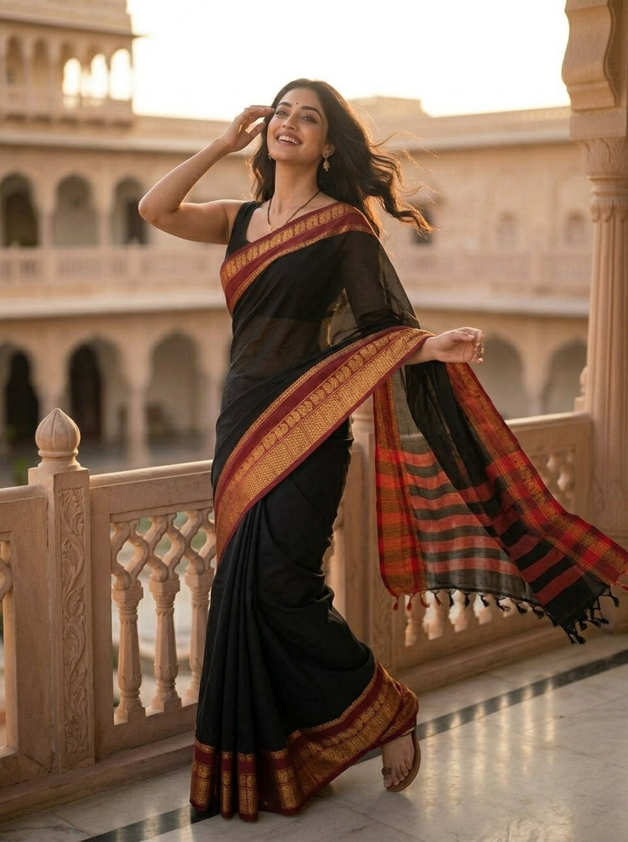 narayanpet district Narayanapet cotton saree, gayetri border