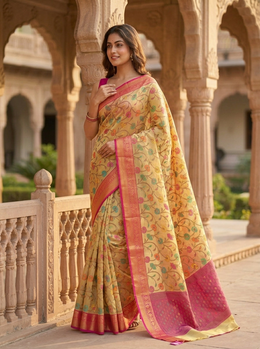 Swarn Pushpa  Banarasi  Saree