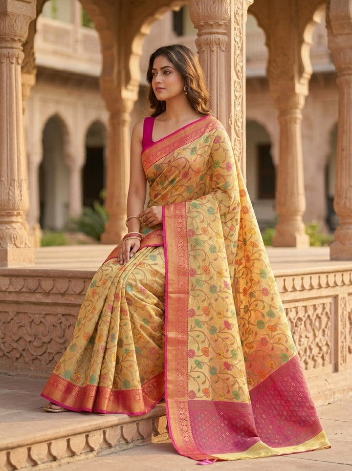 Swarn Pushpa  Banarasi  Saree