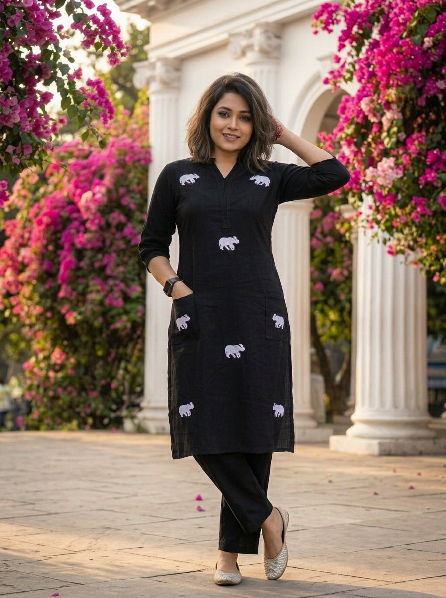 The Trunk Tales - Cotton Kurti Set