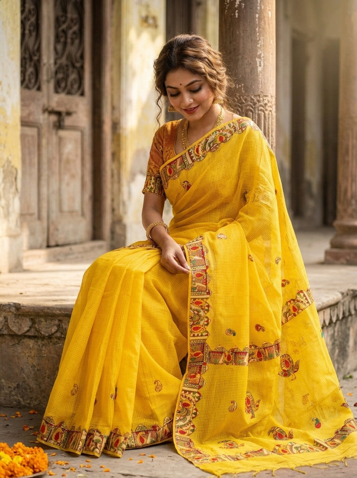 Canvas of Heritage Kota Saree