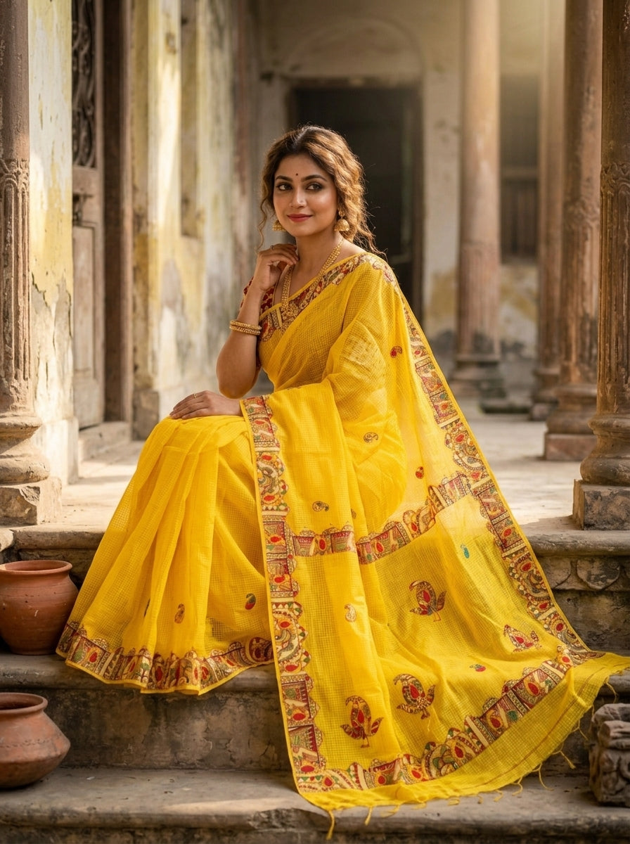 Canvas of Heritage Kota Saree