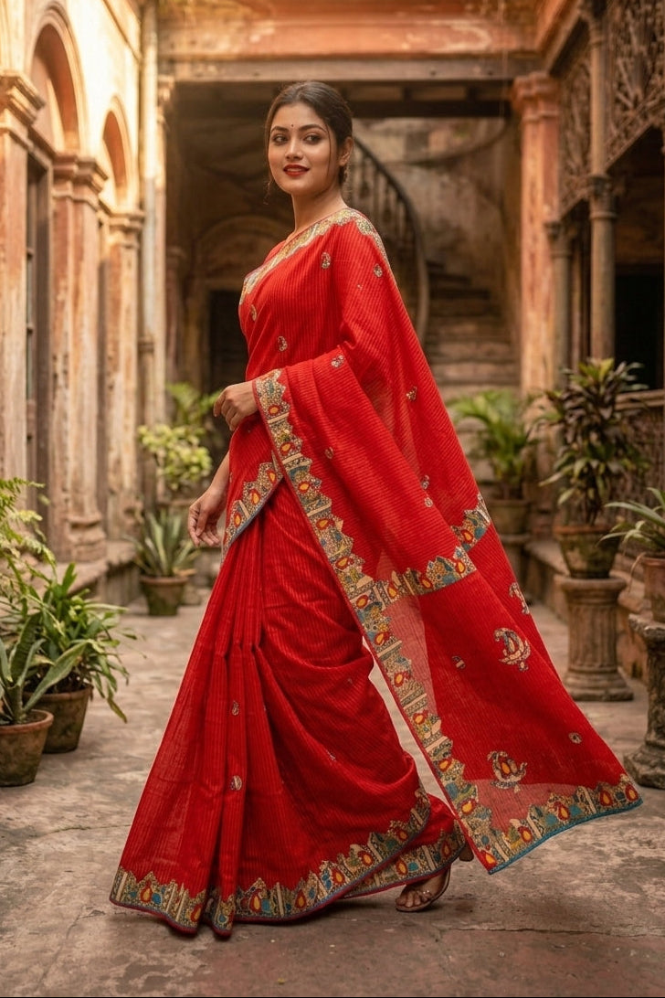 Canvas of Heritage Kota Saree