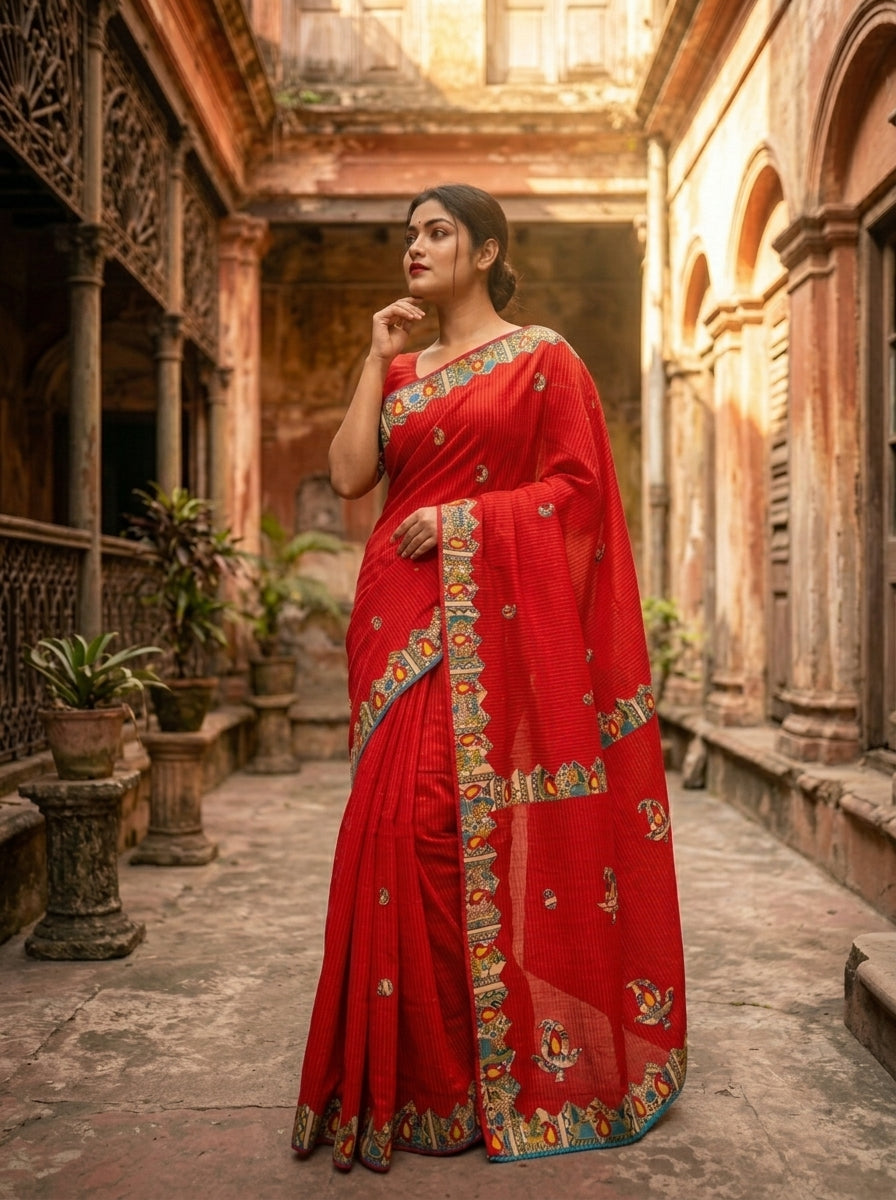 Canvas of Heritage Kota Saree