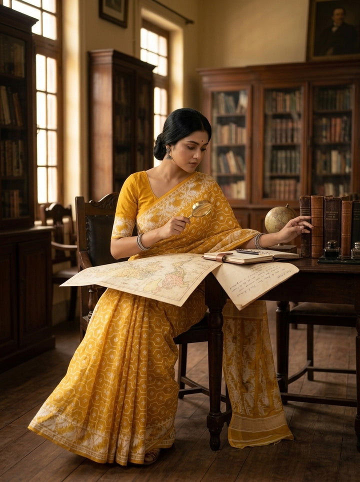 Swarnamayi Jamdani Saree