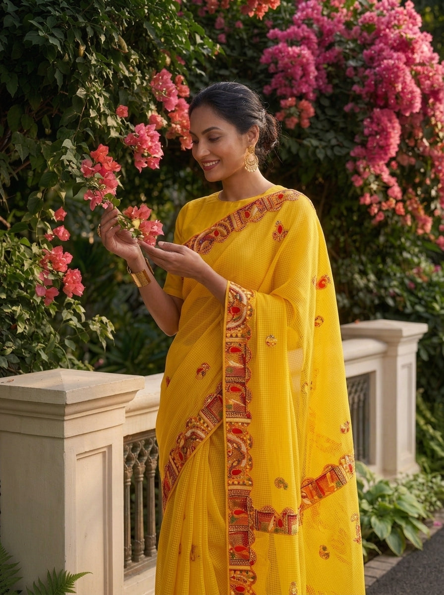Canvas of Heritage Kota Saree