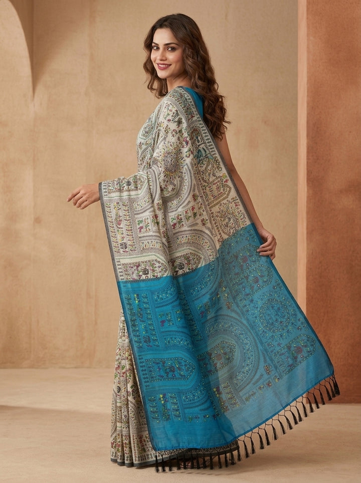 Melody of Colors Cotton Silk Saree