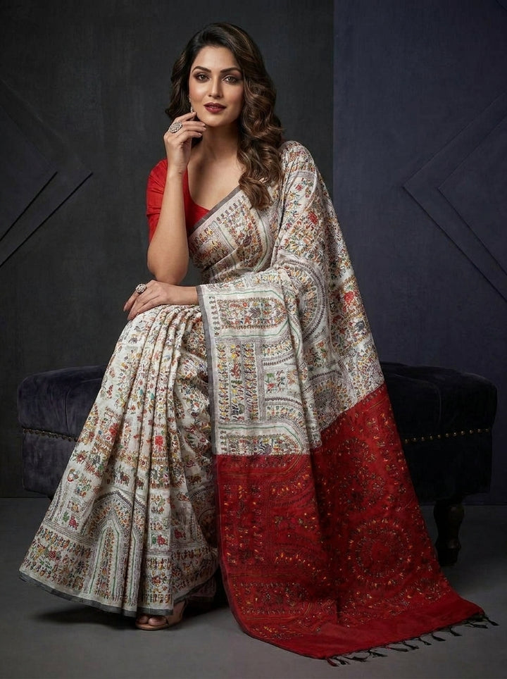 Melody of Colors Cotton Silk Saree