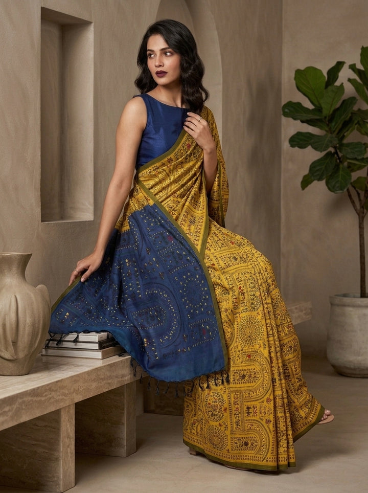 Melody of Colors Cotton Silk Saree