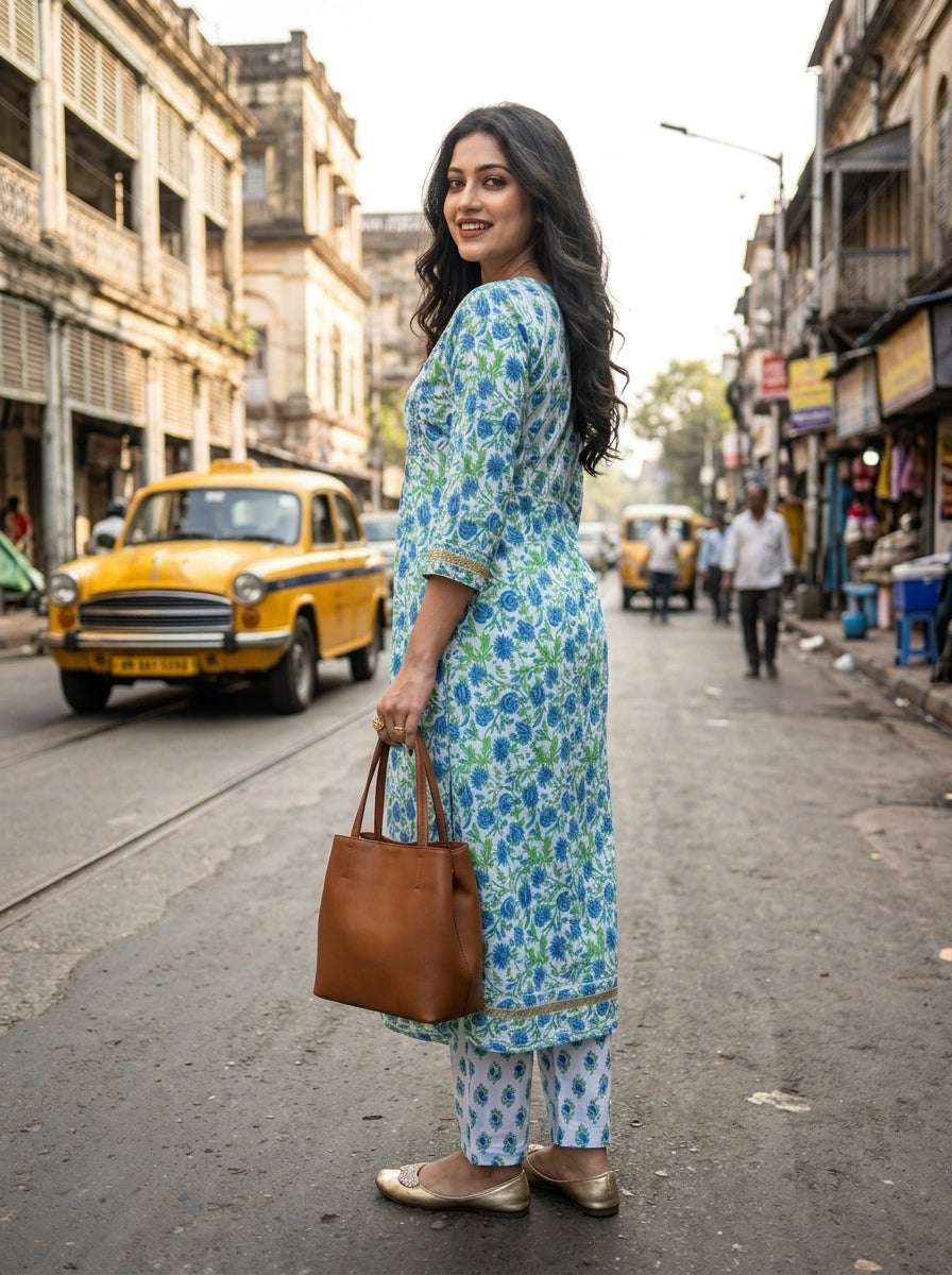 Style With comfort- Anarkali Kurti Set