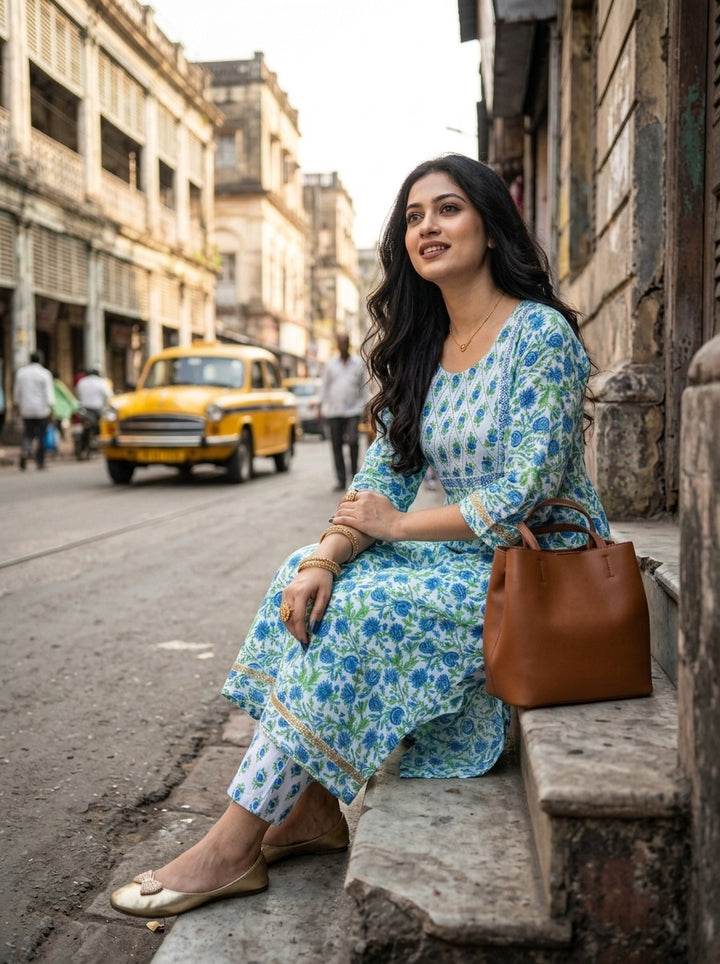Style With comfort- Anarkali Kurti Set