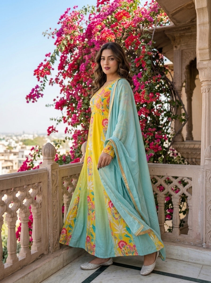 Apricity - Warmth Of The Sun Gown Set