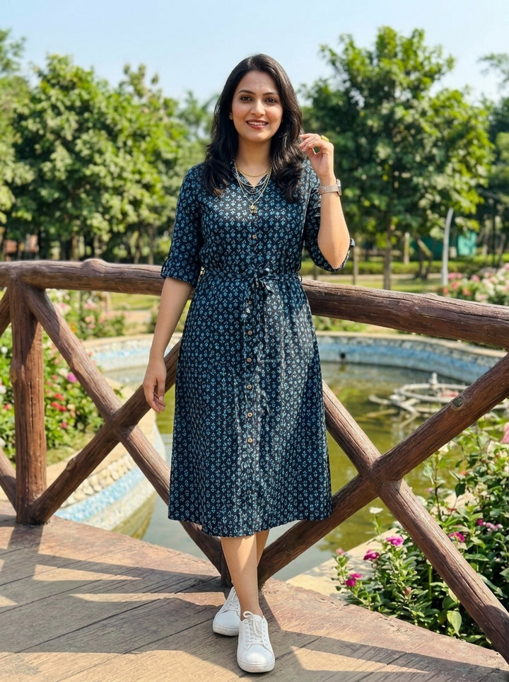 Sweet Blossom-Cotton Dress