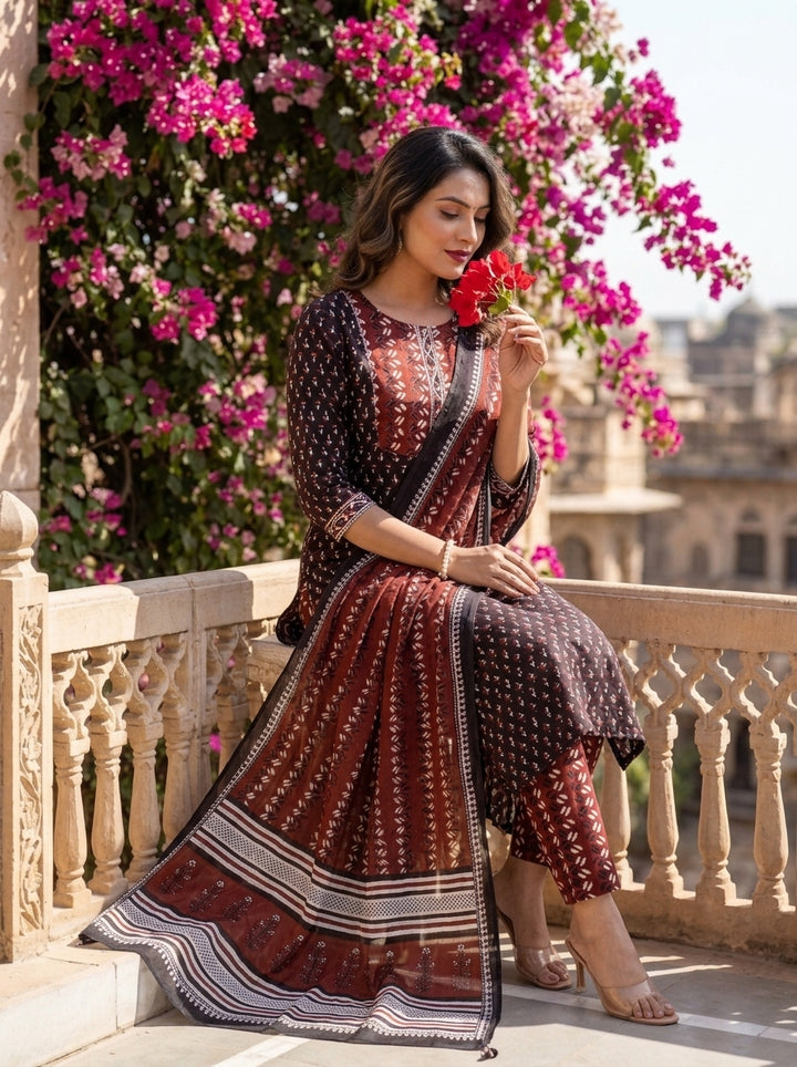 Simplicity Is The Ultimate Sophistication (Cotton Suit Set)