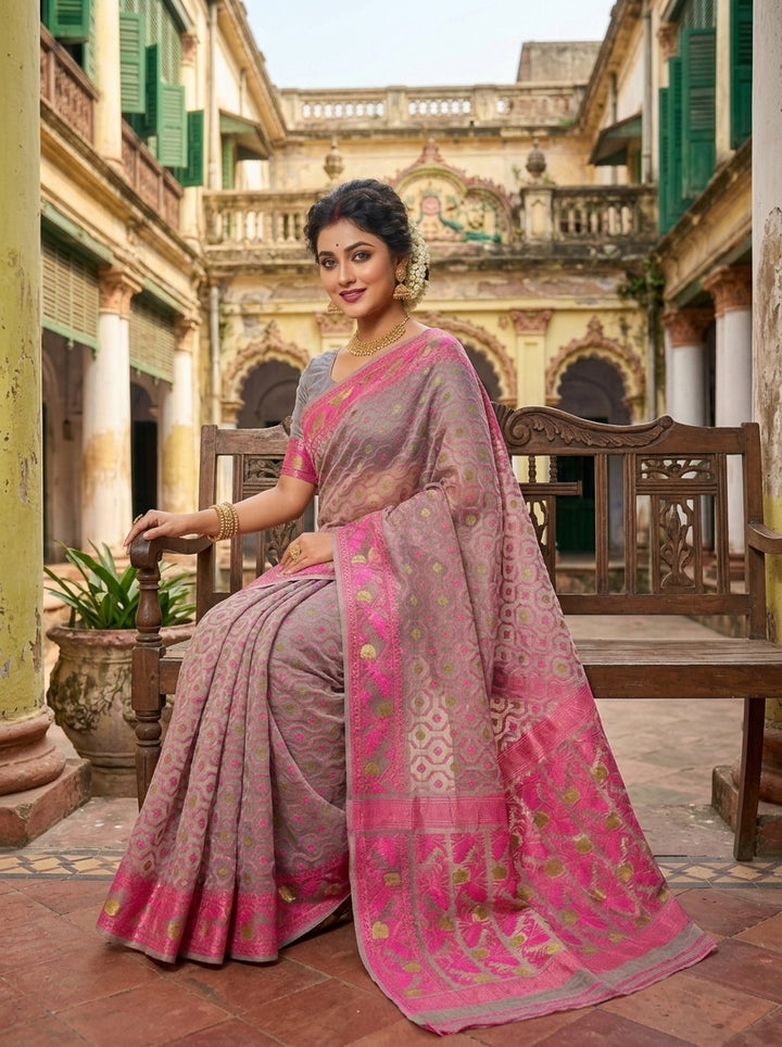 Swarnamayi Jamdani Saree