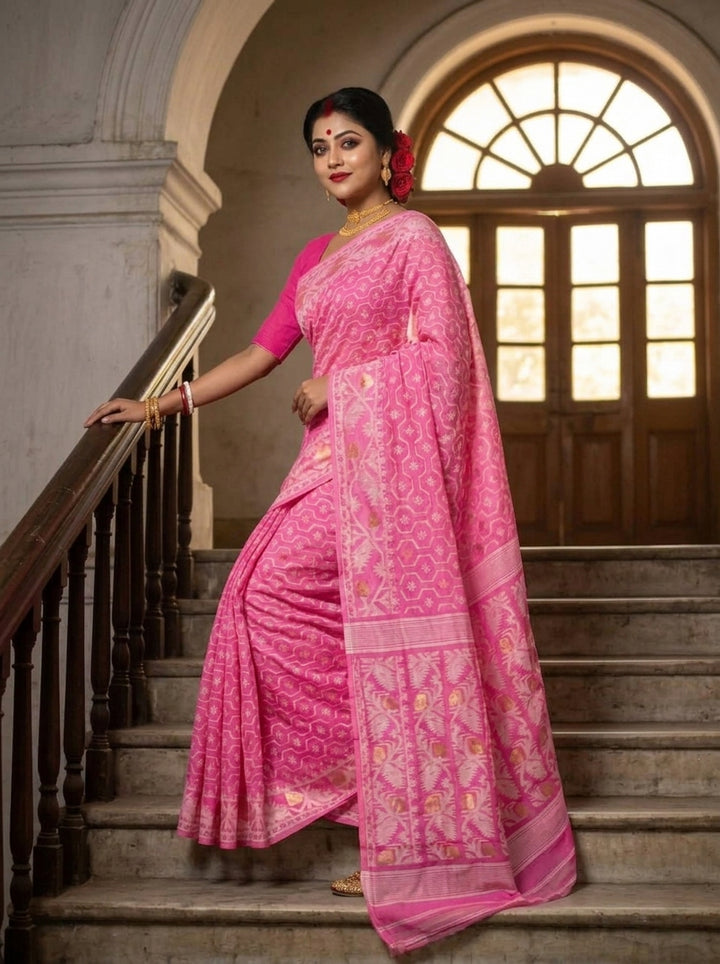 Swarnamayi Jamdani Saree