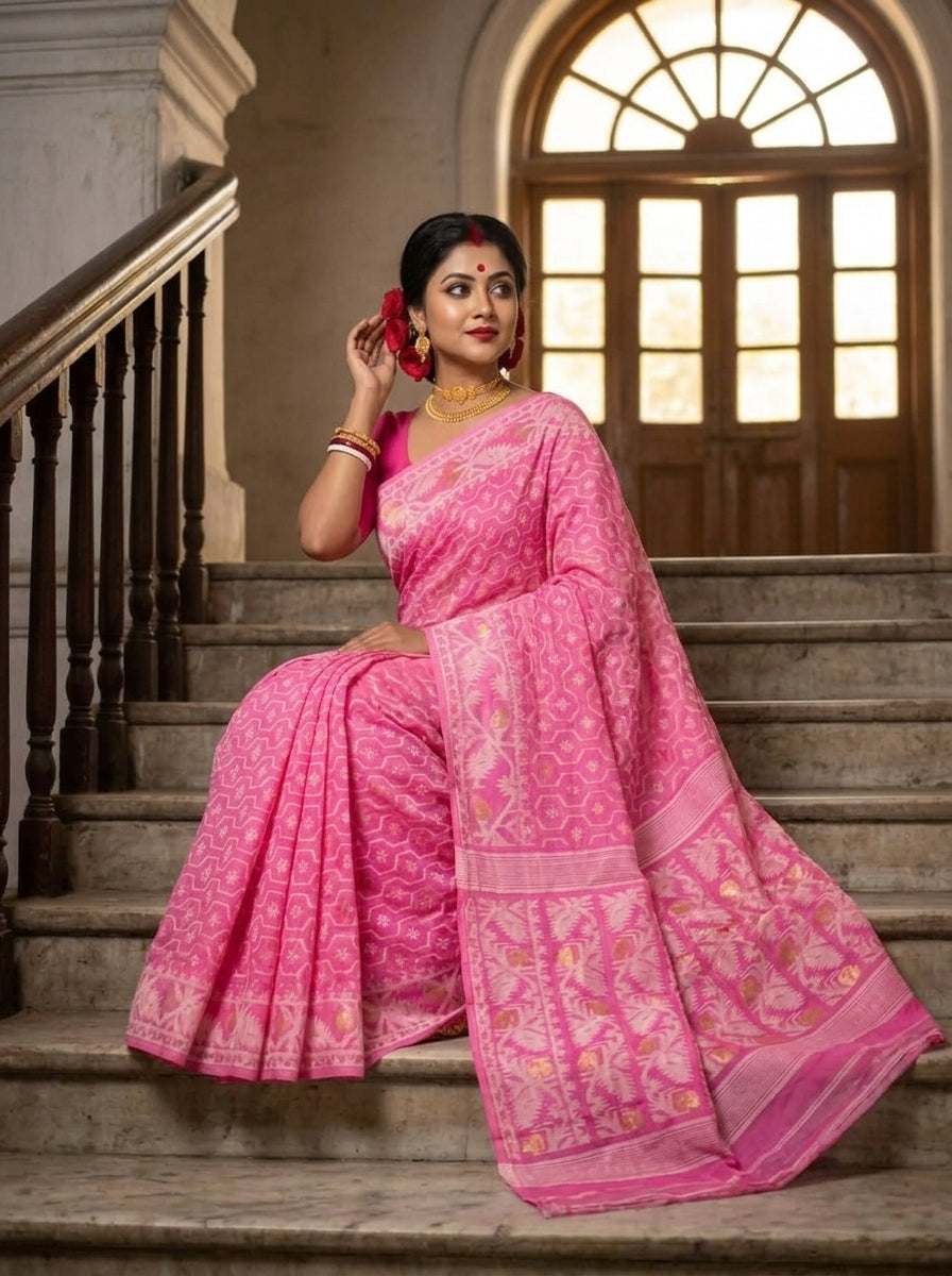Swarnamayi Jamdani Saree